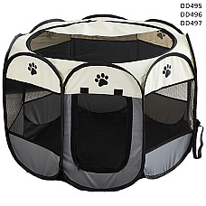 Сгъваема преносима клетка за домашни любимци от плат - DD495-7